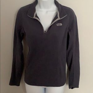 The North Face 1/4 zip fleece pullover—size S